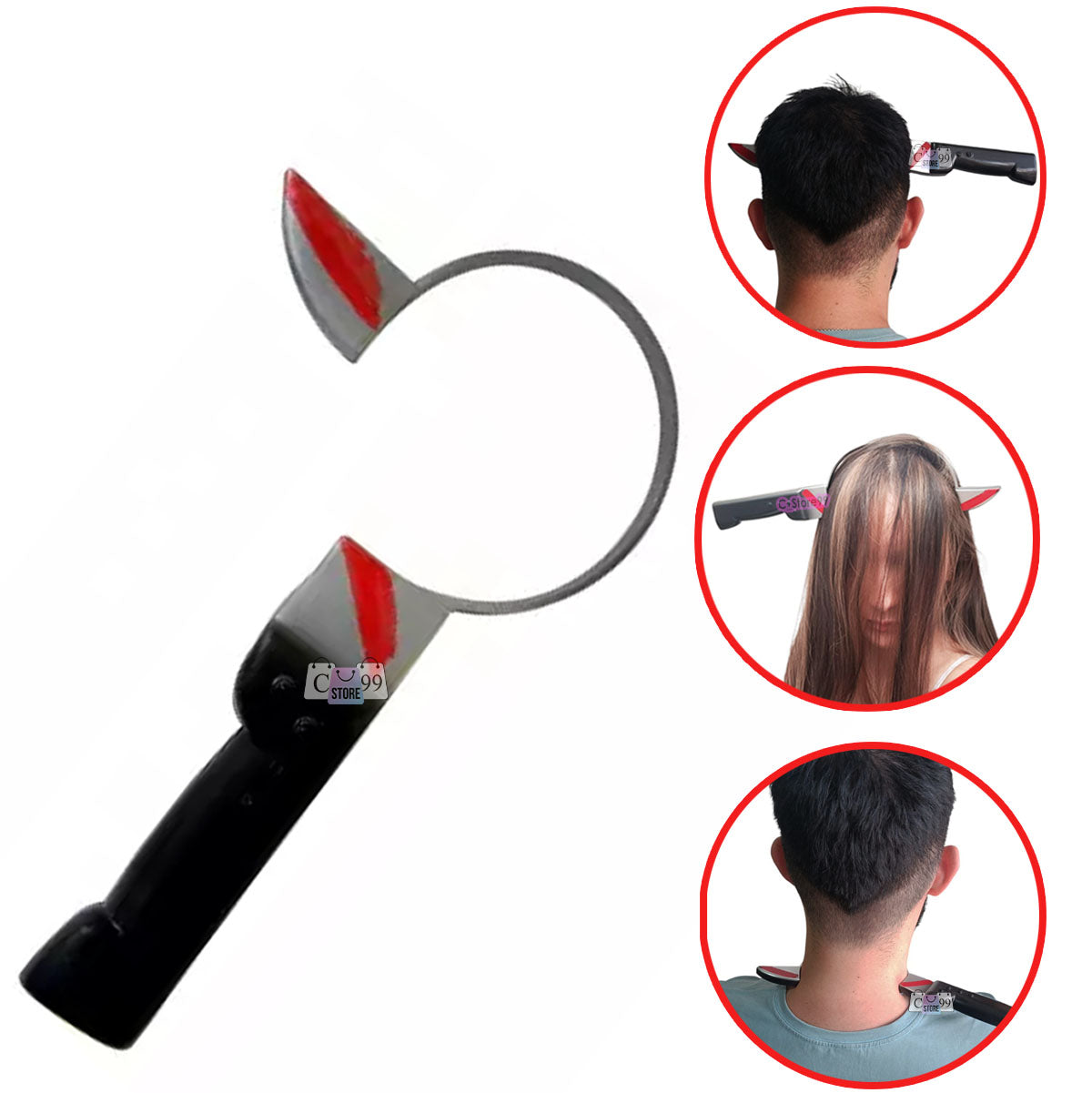 Diadema en forma De cuchillo halloween