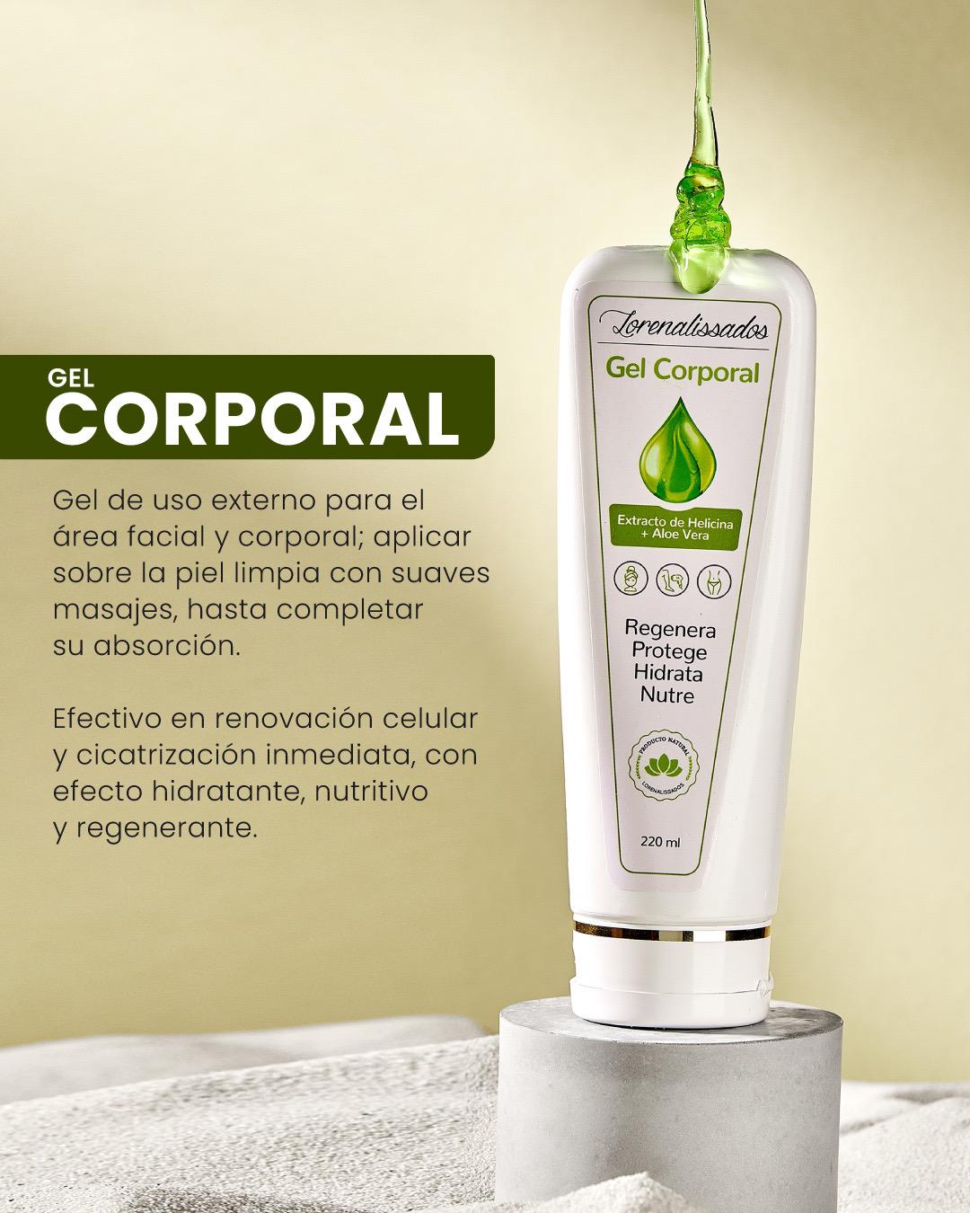 Gel hidratante corporal y facial