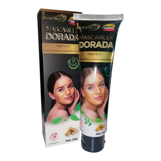 Mascarilla Dorada de Colageno, Tubo 120g